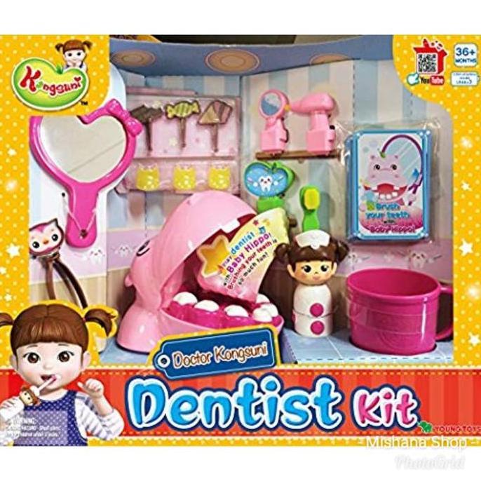 Doctor Kongsuni Dentist Kit - Mainan Anak Dokter Gigi Young Toys Korea