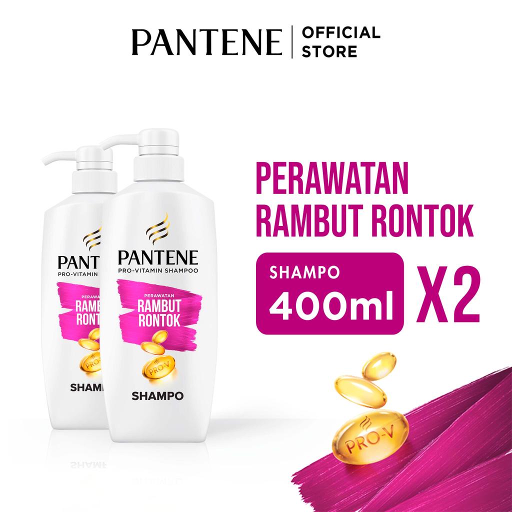 Pantene Pro-V Shampoo 400 ml - Paket Isi 2 (Hair Fall Control)