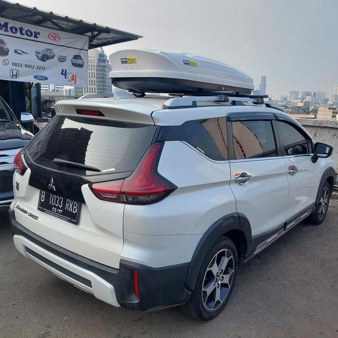 PAKET ROOF BOX XPANDER CROSS + CROSS BAR ORIGINAL DAN TERPERCAYA