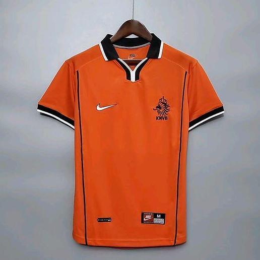 Jersey Retro Vintage Belanda Home 1998 GO HQ