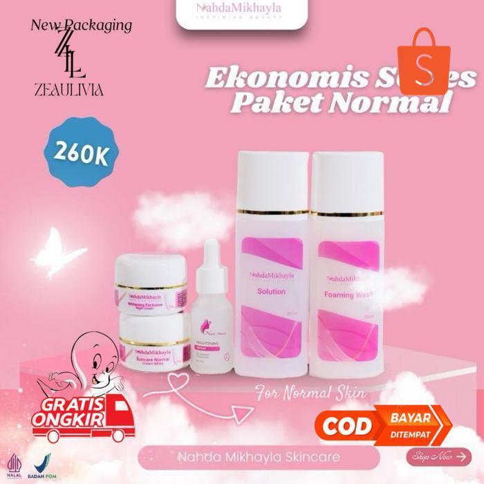 Terlaris NAHDA SKINCARE || ECERAN CREAM MALAM/SIANG/TONER/FOAMING WASH (SABUN) NAHDA SKINCARE Viral
