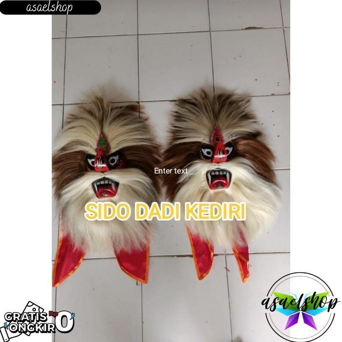 Ganongan Ganong Ponorogo Mata Kaca Full Rambut Kuda [Br 1111]