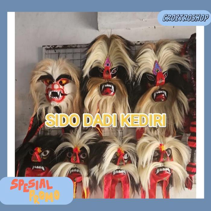 Ganongan Ganong Ponorogo Mata Kaca Full Rambut Kuda [Br 1111]