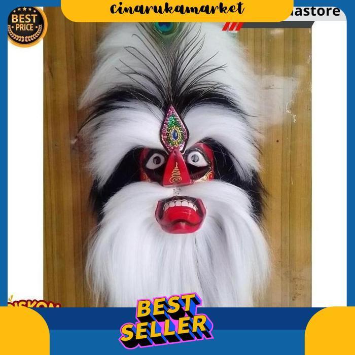 Topeng Ganong Pakem/Ganongan Pakem/Bujang Ganong Termurah Gratis Ongkir [Br 1111]