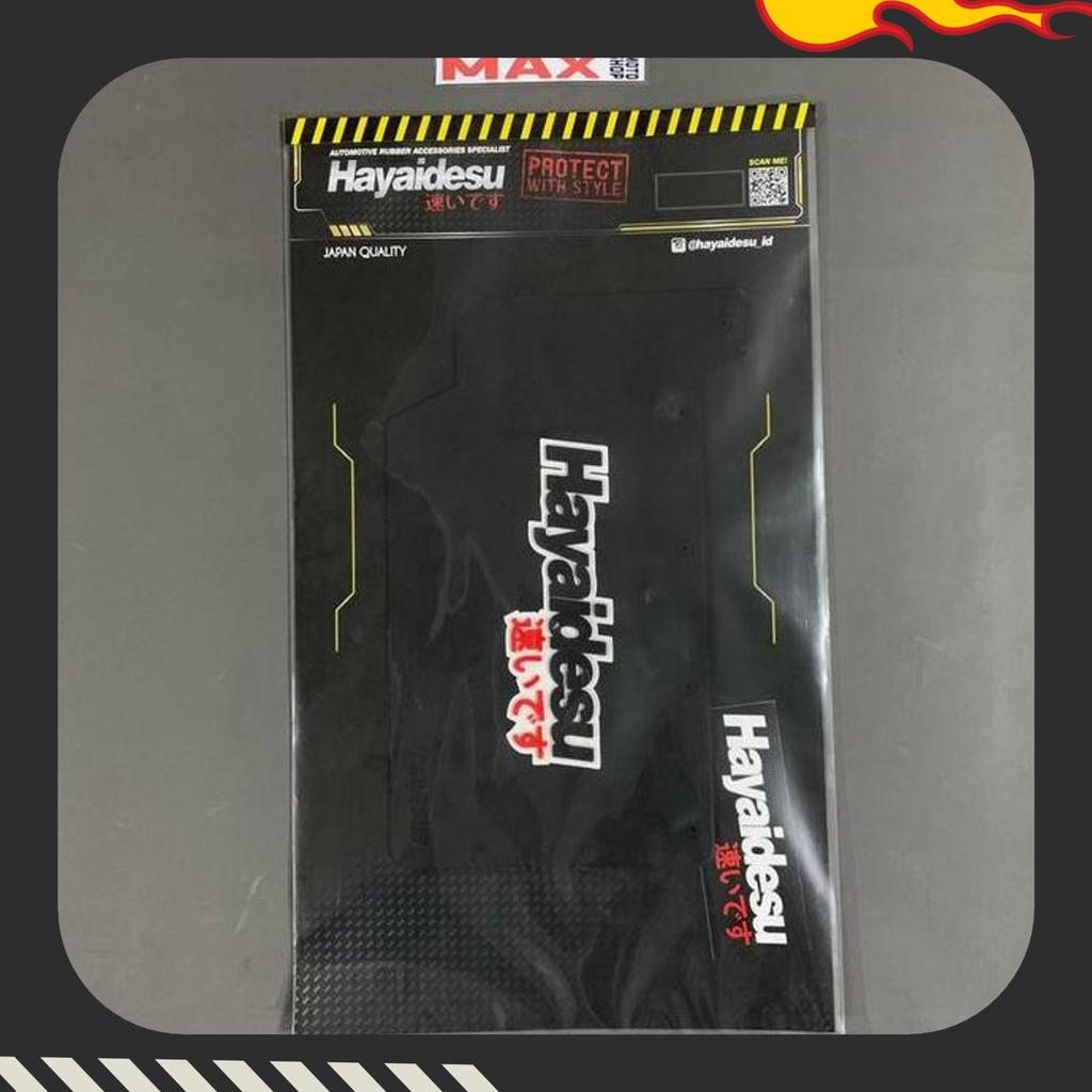 mudflap mud flap hayaidesu karet penahan lumpur beat fi esp black