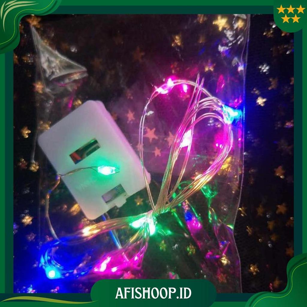 Lampu Tumblr Led Kawat Pohon Natal/ Lampu Hias Pohon Natal Panjang / Dekorasi Hiasan Aksesoris Chris