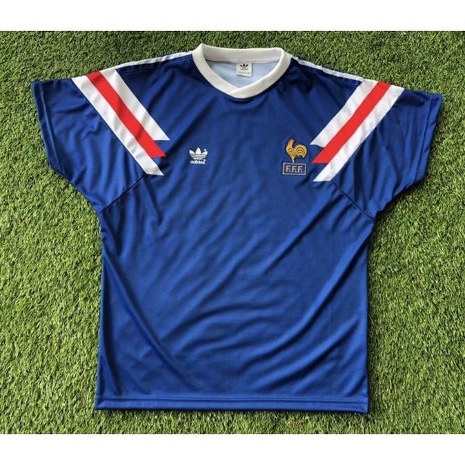 Jersey Sepak bola France 89/89 Retro jersey / Retro Jersey France 1989