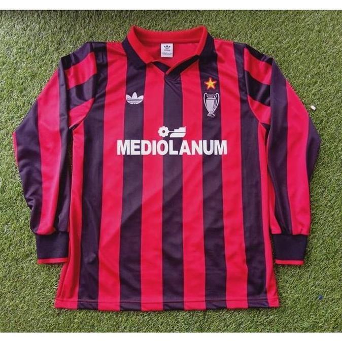 Jersey Retro AC Milan Home Mediolanum 1990/91