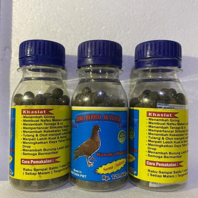TERMURAH - Jamu semi jablay  botol besar mutiara suplement burung merpati