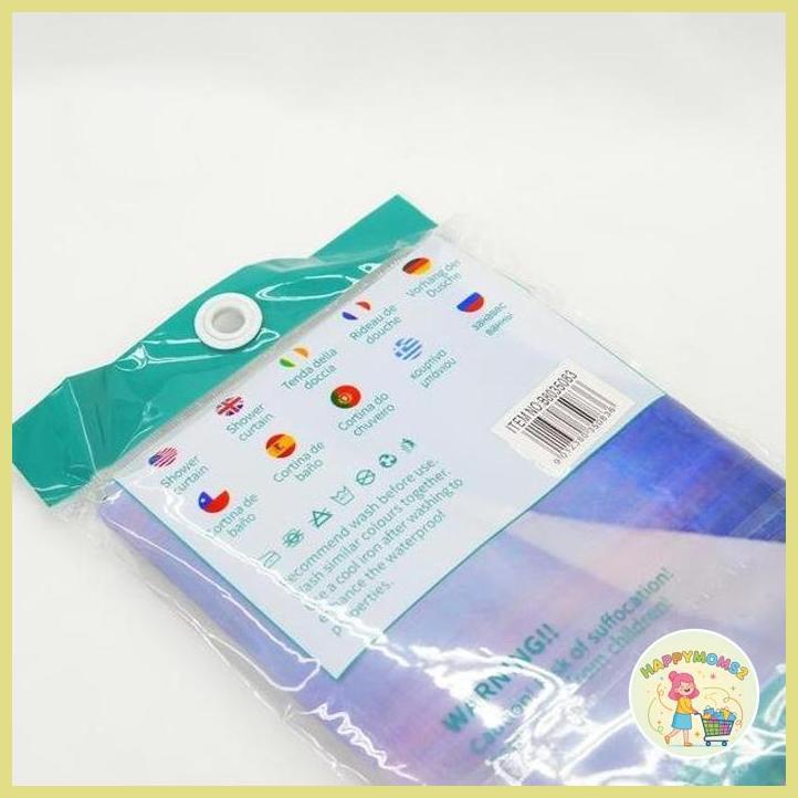 (HMOM2) TIRAI KAMAR MANDI BAHAN TEBAL DESAIN GRAFITI GORDEN KAMAR MANDI+KAITAN KESUKAAN BUNDA MAMA M