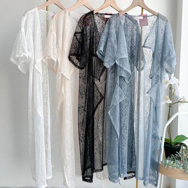 Emikoawa Outer Lace Brukat Brokat Wanita Kondangan Emikoawa Luaran Muslim Blazer Pesta