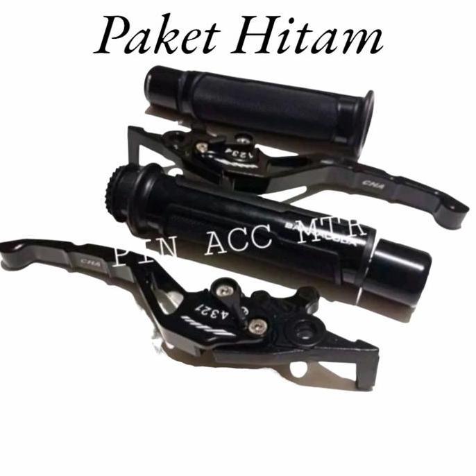 PAKET VARIASI PNP PCX150/PCX160 HANGRIP GAS BARRACUDA + HANDLE REM Terlaris