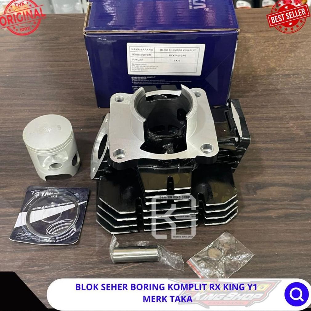 BLOK SEHER BORING Y1 RXK RXKING RX KING MERK TAKA//BLOK SEHER RX KING RXKING KOMPLIT TAKA