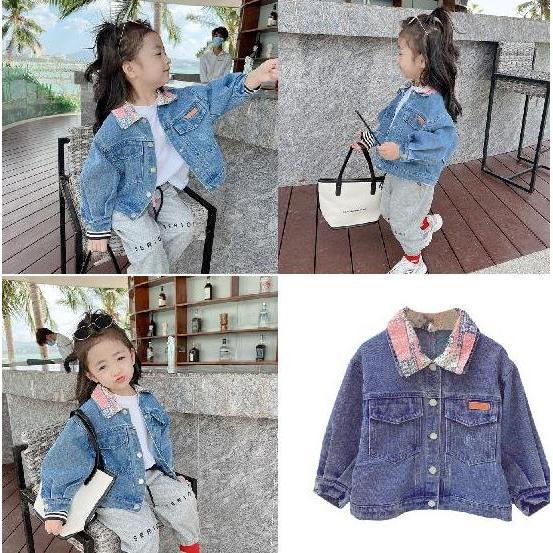 Jaket Denim Anak Perempuan / Outer Denim Anak Perempuan Keren
