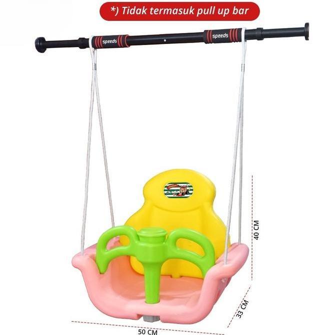 Didibear X Molion Ayunan Anak Mainan Anak Ayunan Karakter Anak Kokoh Bahan LDPE Plastik High Quality