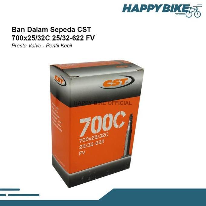 CST Tube Ban Dalam Sepeda Road Bike 700 x 25/32 40mm FV Ban Sepeda Balap Gravel Hybrid