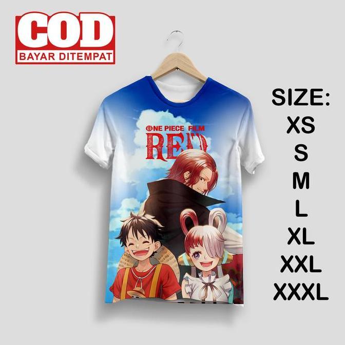 KAOS AOP | KAOS DEWASA FULLPRINT | ONE PIECE | Anime