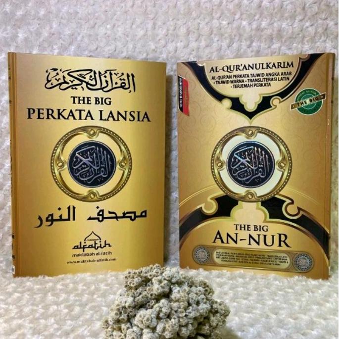 Al Quran THE BIG AN-NUR A3 Jumbo Al-Quran Perkata Latin Lansia An