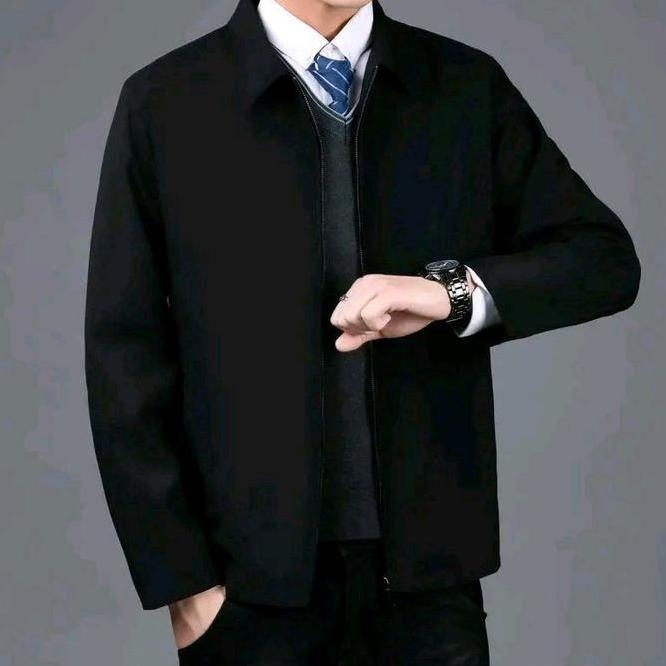 Jasket  Santri Pria Jasket Formal Jasket Katun Polos Dewasa Keren  Casual