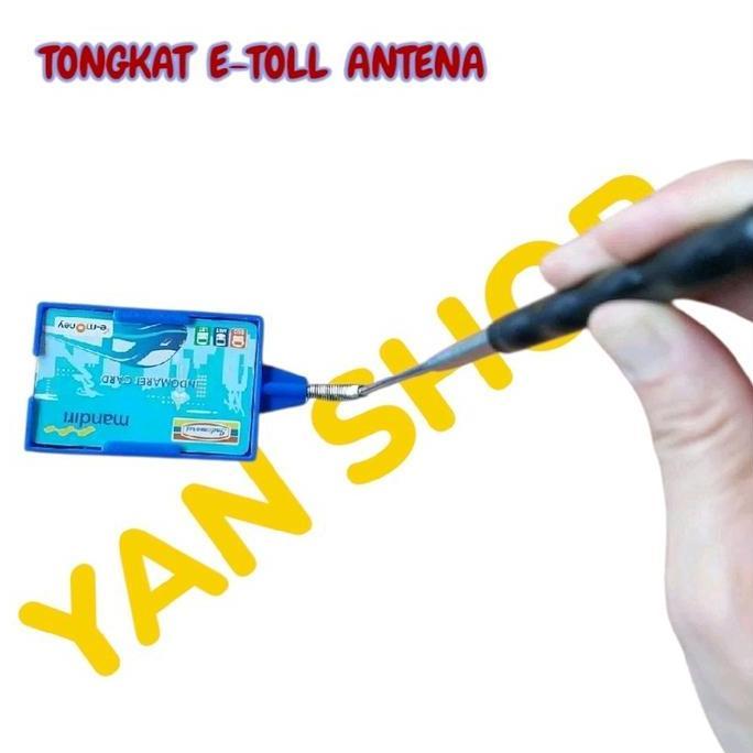 Promo Tongkat E Toll Antena Tongsis Card Holder Kartu E Toll Fleksibel Accessories Mesin COD