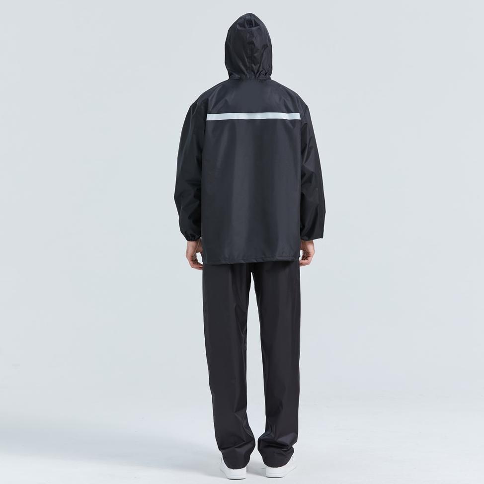 Aldikajumart Zacro Jas Hujan/Tebal Anti Angin Oxford Cloth Desain Karet Gelang Jas Hujan Dewasa/Jas 