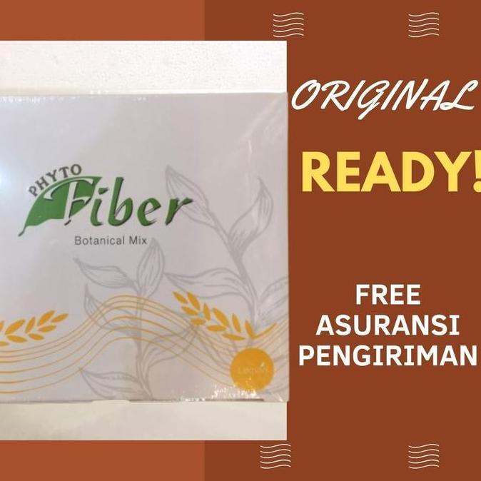 Phyto Fiber Serat Alami 1 Kotak isi 15 Sachet Pelancar kan BAB Diet Import Malaysia