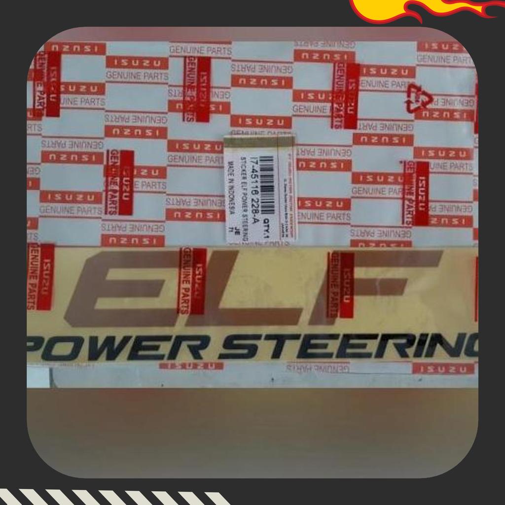 Stiker Kabin Isuzu Elf Power Steering