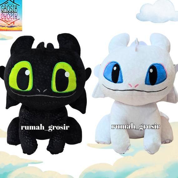 Boneka Toothless Night Fury Dragon Naga Boneka Dolls