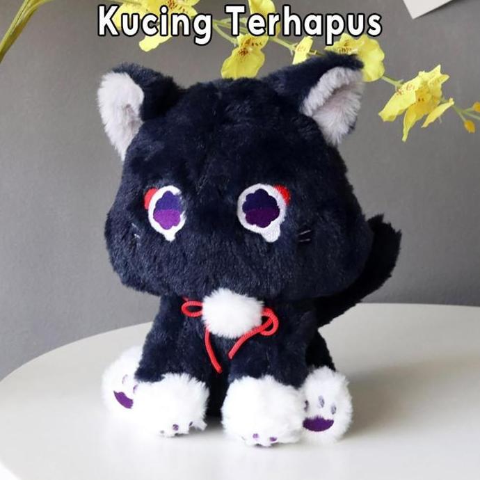Genshin Impact Scatter Plush Cat Genshin Impact Boneka Kain Hadiah Kucing Manis Plus Mainan Kartun D