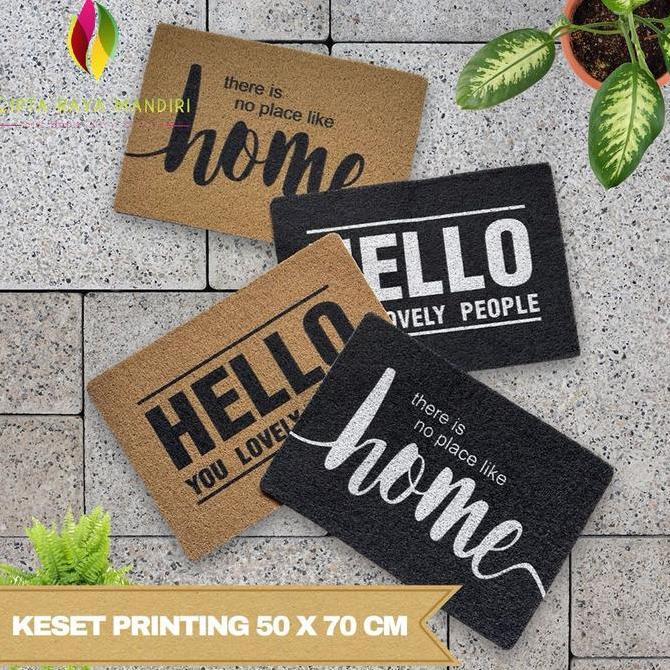 Promo Keset Kaki Mie Bihun Anti Slip Karpet Depan Pintu Kamar / Keset Outdoor / Keset Teras PVC Prem