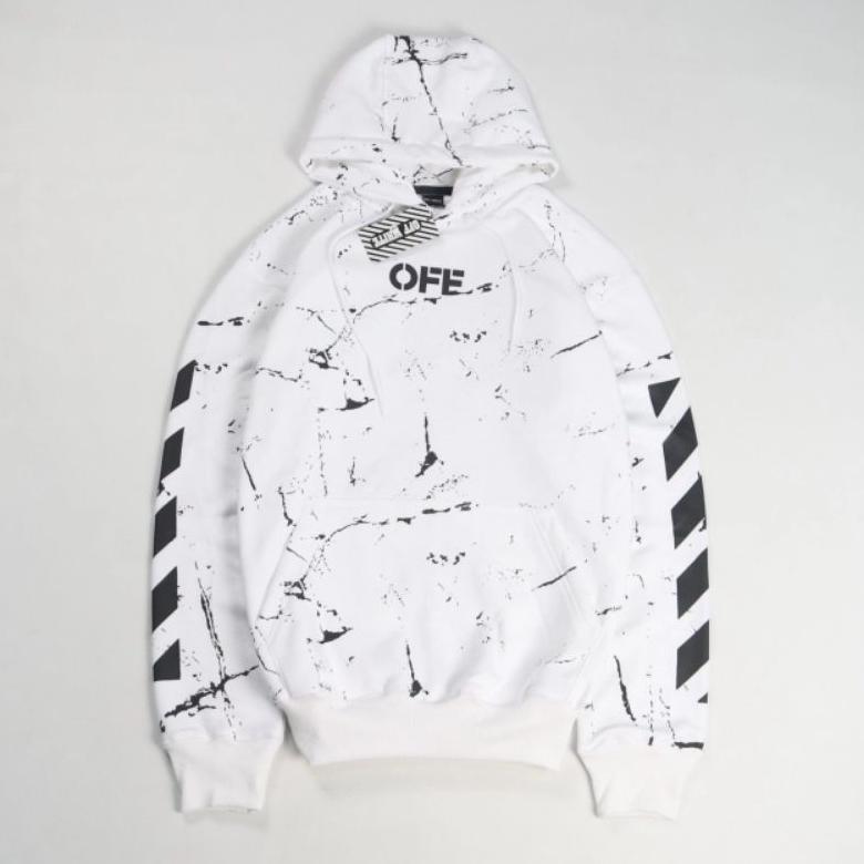 Hoodie Jumper HYPEBEAST Offwhite Marble Premium