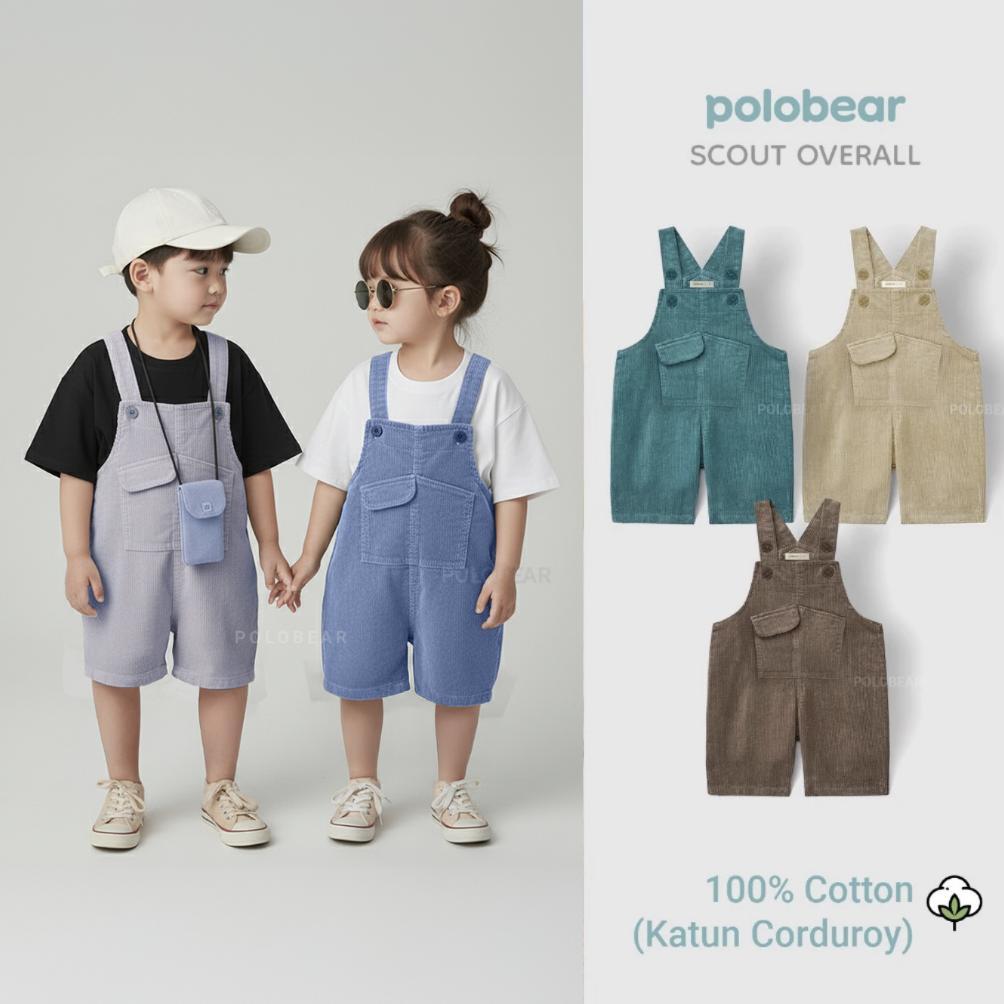 POLOBEAR - Scout Overall (Celana Kodok Corduroy Anak)