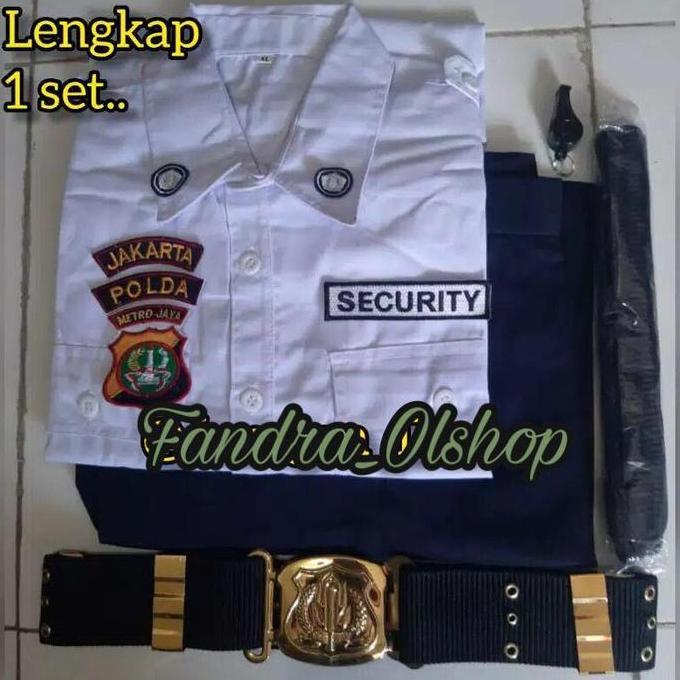 Baju Seragam Pdh Satpam Security Lengkap. Kualitas Terbaik 