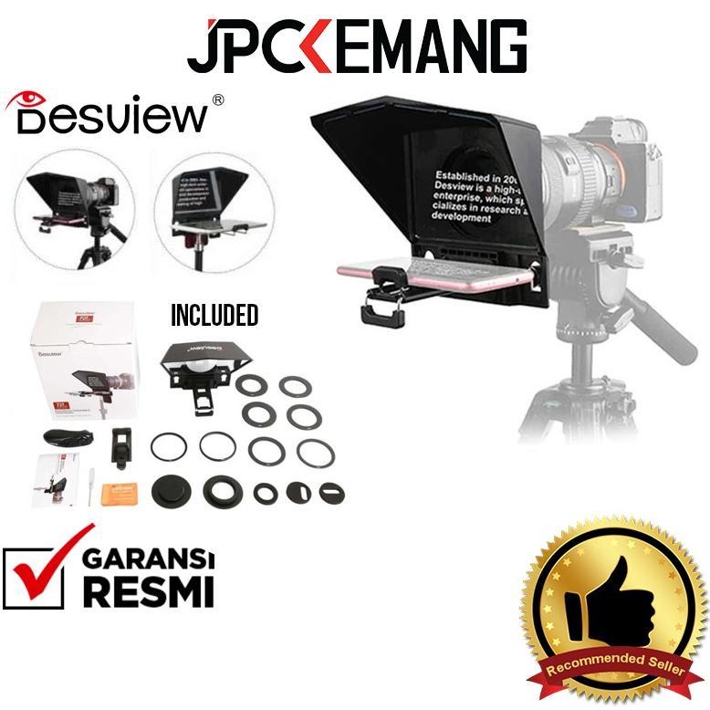 Desview T2 Broadcast Teleprompter for Camera Interview Desview T2 Garansi Resmi