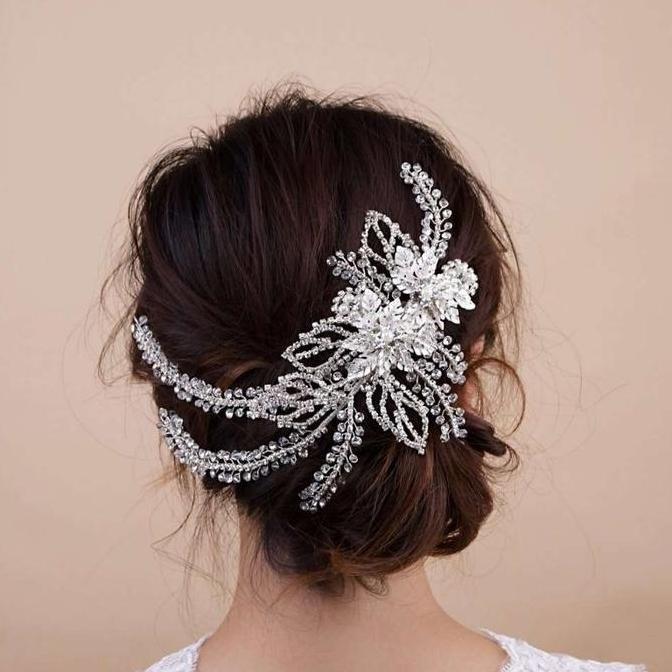 [HP76] HEADPIECE HIASAN SANGGUL RAMBUT HANDMADE PERMATA AKSESORIS