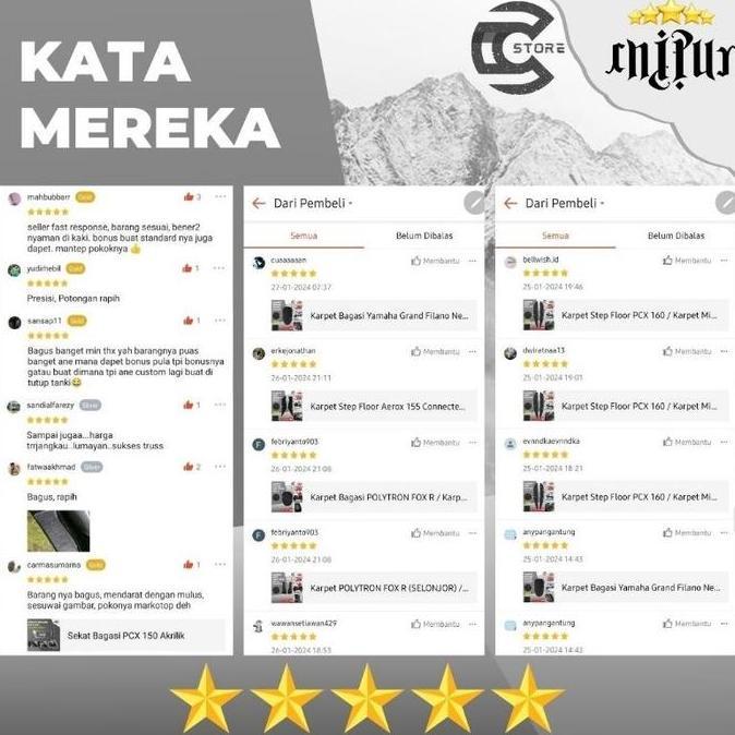 Karpet NMAX 2021 / Karpet Mie NMAX 2021 / Alas kaki NMAX 2021 / Carpet Floor NMAX