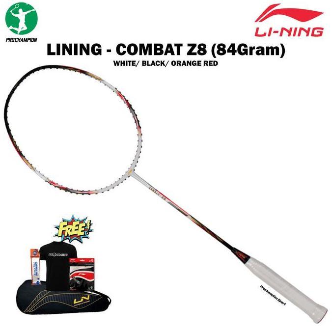RAKET BADMINTON LINING COMBAT Z8 / COMBAT-Z8 84GR ORIGINAL