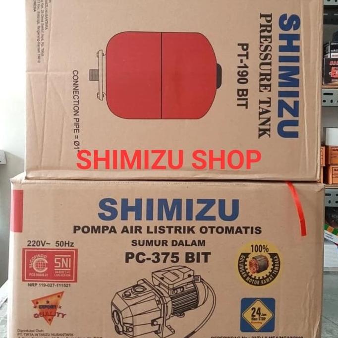 Shimizu Jet Pump/Sumur Dalam 375watt PC375bit