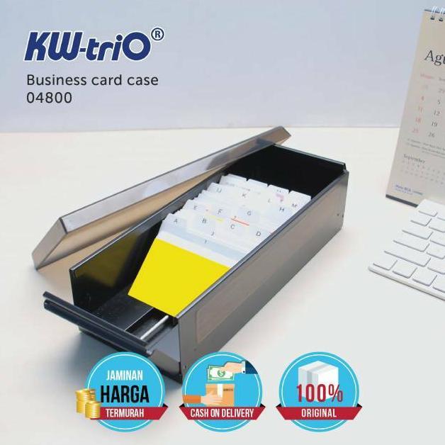 Hamisen_shop - Tempat Kartu Nama 800 Slot KW-Trio 4800 Taiwan | Name Card Box Besar ID Card Kartu Sa