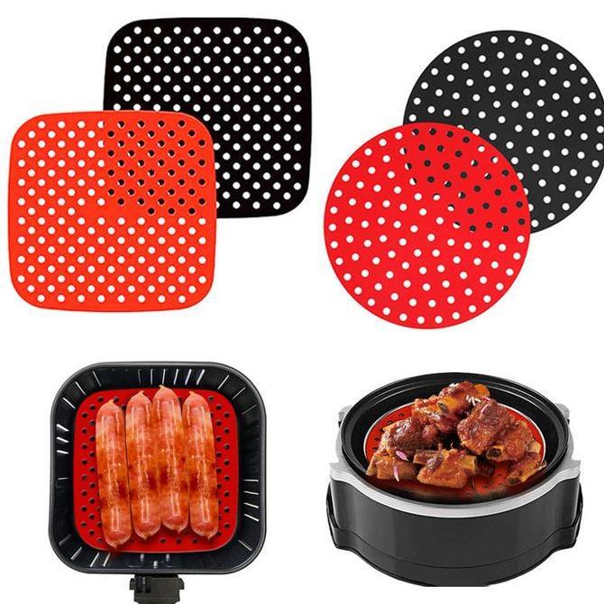 silicone air fryer mat / tatakan kukusan silikon