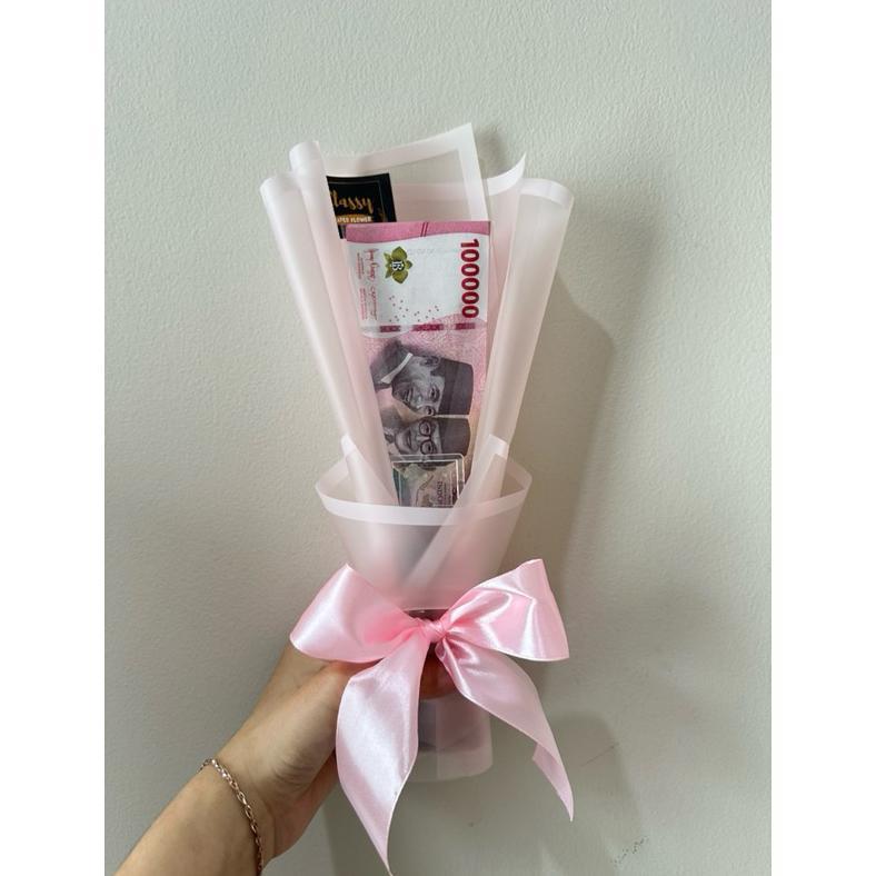 Dindaseller6 - Money Bouquet Size Kecil Simple Buket Cash Tunai Hadiah Uang Kecil
