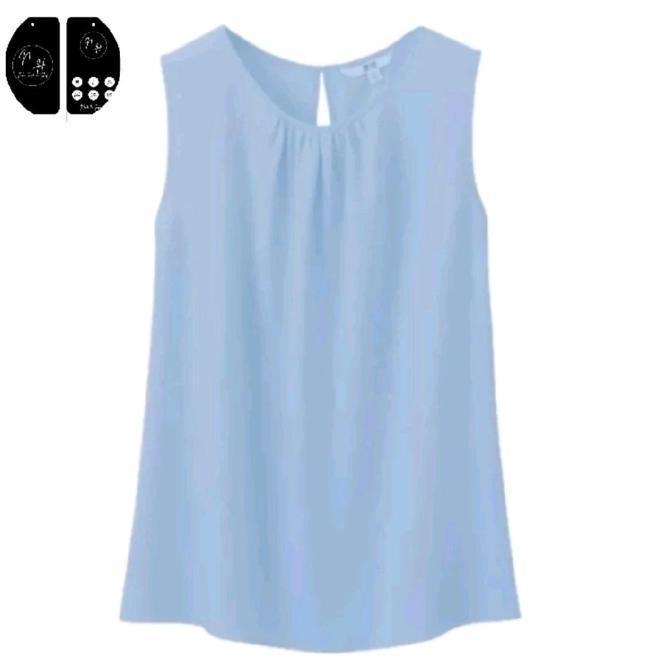 Inner Tanpa Lengan Sleeveless / Daleman / Katun / Jumbo Atasan Wanita Tebal Simple Lembut Nyaman Rom