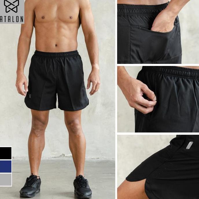 Atalon Running Pants - Celana Pendek Ringan Lari Jogging Marathon