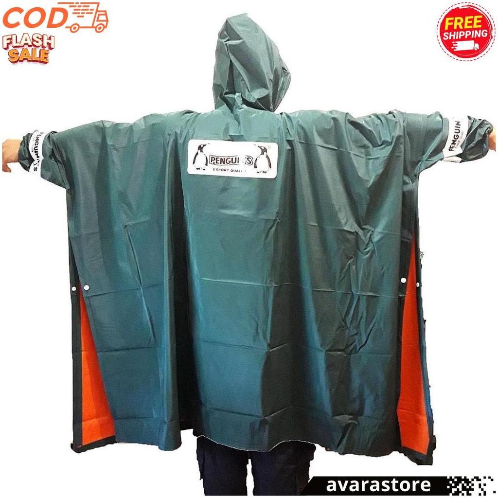 Jas Hujan Ponco Rubber / Karet Super Tebal Original Produk