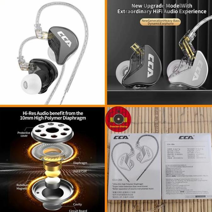 CCA CRA mic IEM in ear monitor Earphone Headset Hifi Quality