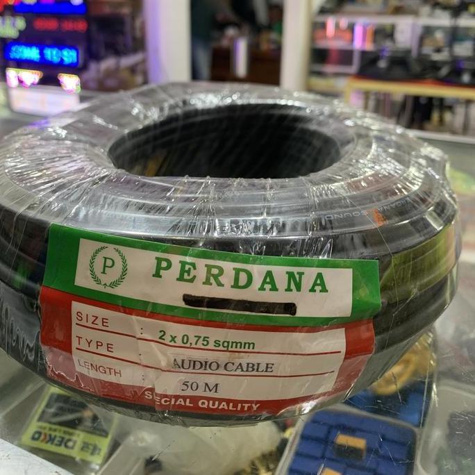 Kabel Audio Perdana 2x0.75mm / 50 Meter