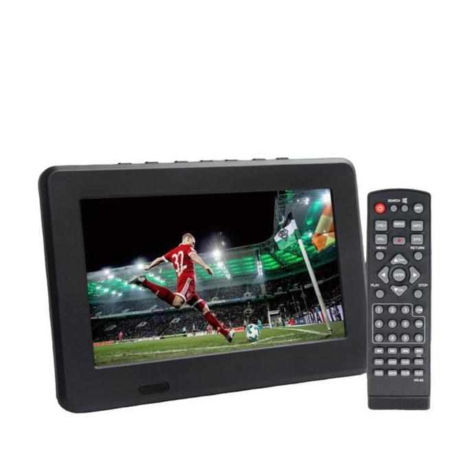 TV Portable 7 Inch Siaran Digital DVB-T2 With Speaker - D7