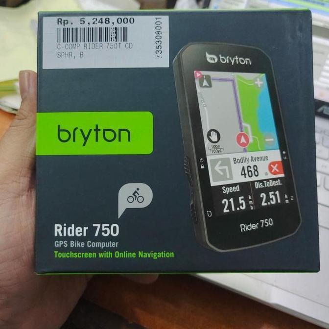 Bryton Rider 750 bundling 3 pcs sensor Bryton Garansi Rodalink