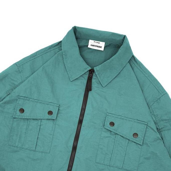 Grosir Mypride " Front Tosca " - Tosca Green - Overshirt Jacket