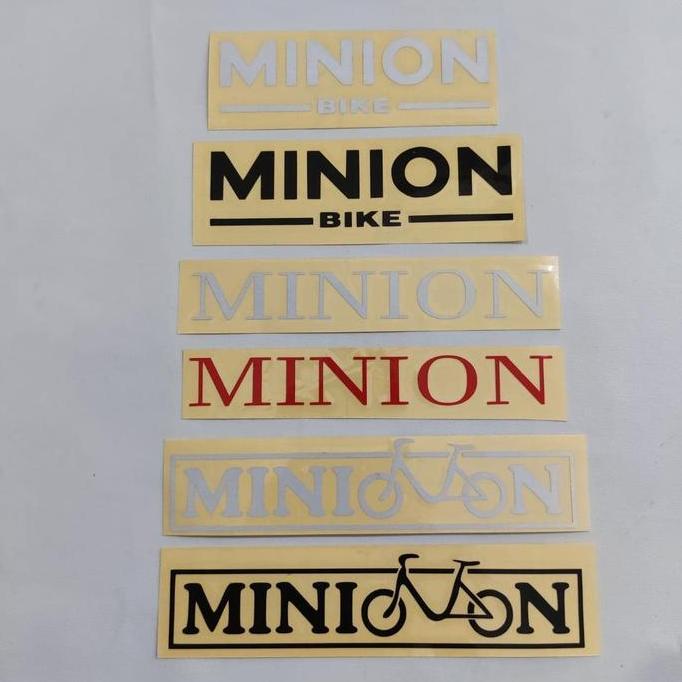 Sticker Minion, Stiker Frame Sepeda